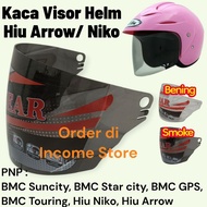 Abri Shark Halfface Helmet Visor Glass Shark Arrow Shark Niko Helmet Visor Glass
