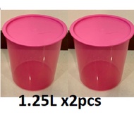 ready stock -  tupperware one touch canister 1.25L x 2pcs