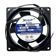 Axial Fan Maxair BT220 9225B2H AC220V 0.07A Industrial Cabinet Cooling Fan 9CM
