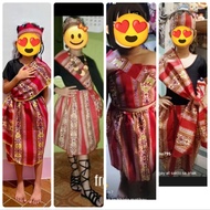 igorot terno.. free headpiece... geenafabric