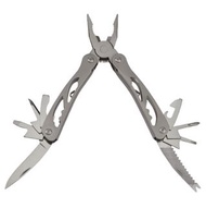 Traveler不鏽鋼 15 合 1 功能工具鉗不鏽鋼多功能工具連便攜袋 sisckp Traveler Stainless Steel 15 In 1 Function Tool Pliers St