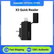 Insta360 X3 Quick Reader Plug-And-Play Storage Moduleใช้งานร่วมกับ IOS และ Android USB Type-C และ Lightning Dual ปลั๊ก