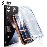 SmartDevil Dust-Free Box Quick Install 3D Curved HD Tempered Glass For iPhone 17 Pro Max/17 Pro/17/A