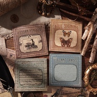 European Style Album Rhyme Journal Sticky Notes Non-Adhesive Vintage Sticky Notes Non-Adhesive Journ