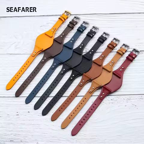 Genuine Leather Watch Band 18mm Female Watch Strap with Mat Suitable for Fossil Es4114 Es4113 Es3625
