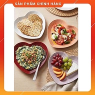 Set of 4 cups/4 heart-shaped plates 220ml