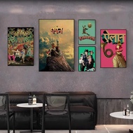 Poster Kualiti Tinggi Anime Rock Band Gorillaz Hiasan Dinding Bilik Aesthetic Lukisan Sticker