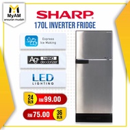 [Peti Sejuk] Ansuran Mudah Sharp 170 Litre Top Freezer Inverter Fridge