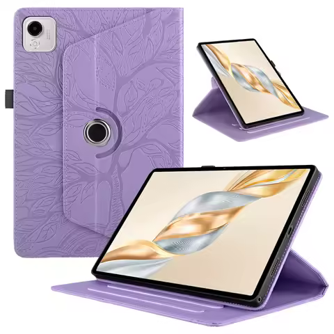 For Honor Pad X9a Tablet Case Embossed Tree 360 Rotating Stand Cover For Honor Pad X9a 11.5 inch 202