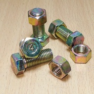 Bolt nut m10x25mm pitch thread 1.25 key 14 contents 10 pcs bolt 14