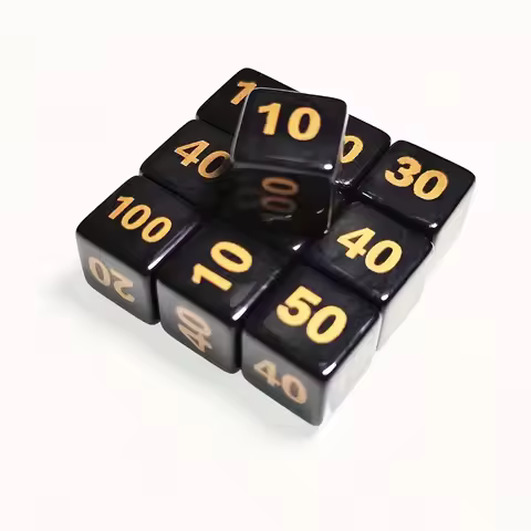 10 PTCG counting indicator dice, acrylic number dice, perfect accessory for and card games, a must-h