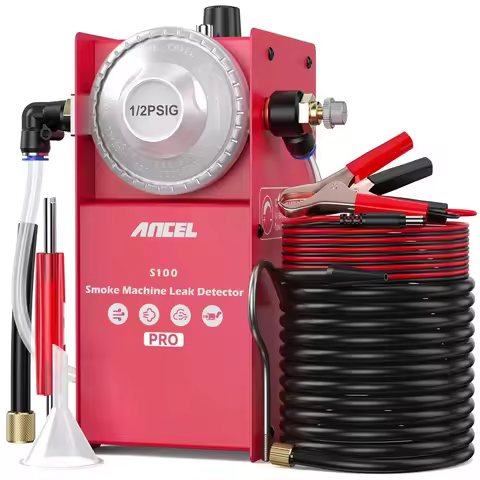 ANCEL S100 PRO 12V Car Smoke Leak EVAP Leakage Gas Leakage Locator Oil Pipe Generator Smoke/Air Mode