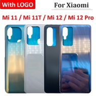 For Xiaomi Mi 11T / Mi 11 / Mi 12 Pro Battery Back Cover Glass Rear Door Replacement Housing With STICKER Adhesive With LOGO