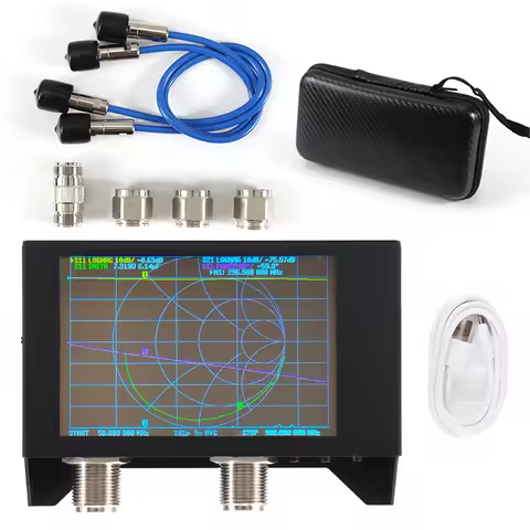 New 4.0 inch LCD 50KHz -3GHz Vector Network Analyzer SAA-2N NanoVNA V2 Antenna Analyzer Shortwave HF