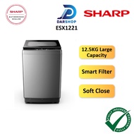 Sharp Washing Machine 12.5KG Top Load Washer Mesin Basuh Auto Murah 12KG 洗衣机 洗衣機 ESX1221