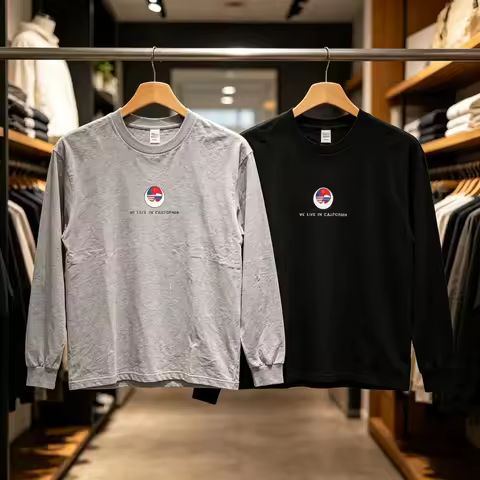 Small Disc Flag Print YZY Kanye West Bully LS-03 YE LIVE T Shirt Men Women Long Sleeve Black Gray Lo