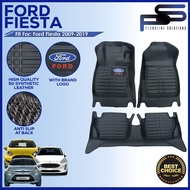 5D Black Deep Dish Matting for Ford Fiesta All  Year model Deep Dish Car Matting / Mats / Matting Fl