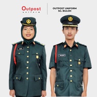 (BAJU SAHAJA TANPA SELUAR) Bush Jacket Guru Pemimpin Kadet Remaja Sekolah (KRS) ) / BUSH JACKET KRS