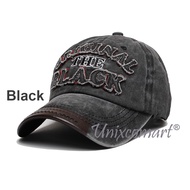 UNIXCOMART Topi Baseball ORIGINAL THE BLACK Hat Cap Casual Sport Distro Pria Wanita
