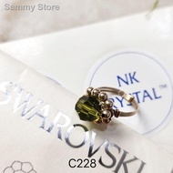 ✲☫Emas cincin Suasa Swarovski Crystal Beads 5000 8mm  (free gift face mask Extender)