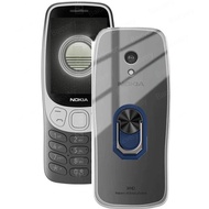 Nokia 3210 4G 2024 Phone Case TPU Soft Silicon Cover Case Magnetic Phone Holder Finger Ring Holder F