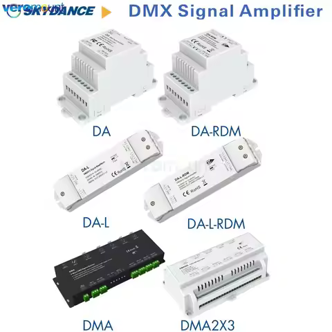 Skydance DA DA-L DA-RDM DA-L-RDM 2 Channel DMA DMA2X3 4 6 Ways DC12-36V DMX512 Signal Splitter Ampli