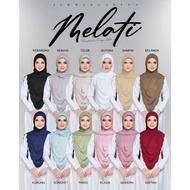 TUDUNG MELATI SULAM JIMMYSCARVES | TUDUNG SARUNG SULAM | TUDUNG PLAIN SULAM saiz 55