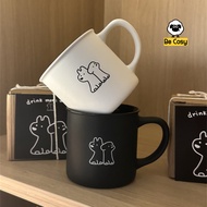 Cute puppy-shaped drinking cup as a birthday gift for men and women, March 8th gift, gift for double