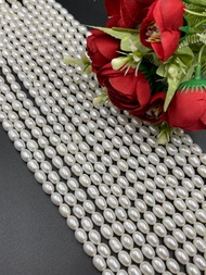 Edison pearl AAA oval pearl beaded necklace