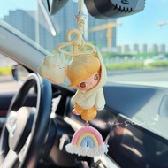 Dimoo Car Hanger Car Safe Brand Pendant Car Rearview Mirror Charm Bag Charm
