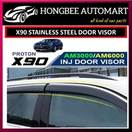 PROTON X90 INJECTION DOOR VISOR STAINLESS STEEL DOOR VISOR CHROME 6PCS / 4PCS SET ACCESSORIES X90