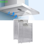 EPOCH Kitchen Extractor Fan Filter, Ventilation Silver Cooker Hood Mesh Filter, Durable Oil-proof 32*26cm Aluminum Mesh Grease Filter Adults