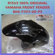 R15 V3 R15V3 100% ORIGINAL YAMAHA FRONT FENDER MUDGUARD MAGAT SMX BLACK HITAM BK6-F1511-00-P3