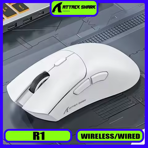 Attack Shark R1 Three-Mode Mouse PAW3311 Ergonomic Lightweight Wireless Customized E-Sports Gaming M
