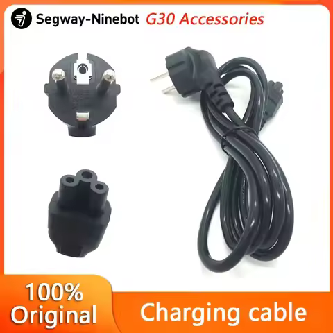 Charging cable for Ninebot by Segway MAX G30 G30E G30D P100S Kickscooter EU Plug Smart Electric Scoo