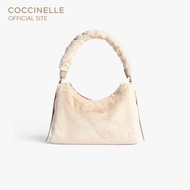 COCCINELLE กระเป๋าโฮโบผู้หญิง รุ่น BOHEME HOBO BAG 130301 สี NATURAL/ROSETTE