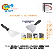 [100% ORIGINAL] MARKSMAN STAINLESS STEEL WALL SCRAPPER / BURGER KNIFE / PISAU BURGER