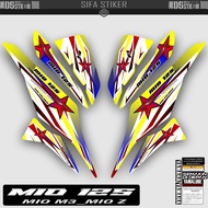 MIO 125 STRIPING MOTIF DY 8 MIO M3 STICKER/ Z /125 STICKER/ STICKER/ STRIPING/ STOCK DECAL LIS/ POLE