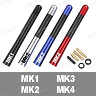 12cm Carbon Fiber Radio Car Antenna Aerial For Ford Focus 2 3 4 1 MK2 MK3 MK4 MK1 Decorative Screw M