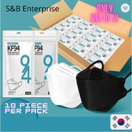 Kf94 mask ONLY RM 10 (10 piece per pack) *Made in Korea*