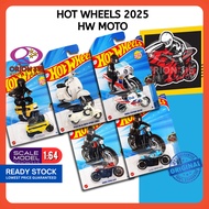 Hot Wheels 2025 HW Moto Honda CB750 Café/ Honda Motocompo/ Vespa 90 SS/ Honda VFR750R Diecast