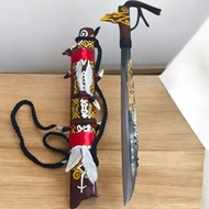 Mandau Ethnic Dayak Mandau brown model