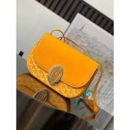 Goya Yellow Messenger Shoulder Bag Portable Handbag 5TWR