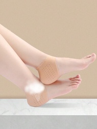 1對女士矽膠腳跟護理套,防裂、保濕、防滑、防龜裂
