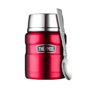 THERMOS 不銹鋼真空隔熱悶燒壺/保溫壺 附有匙羹- # Red 470ml