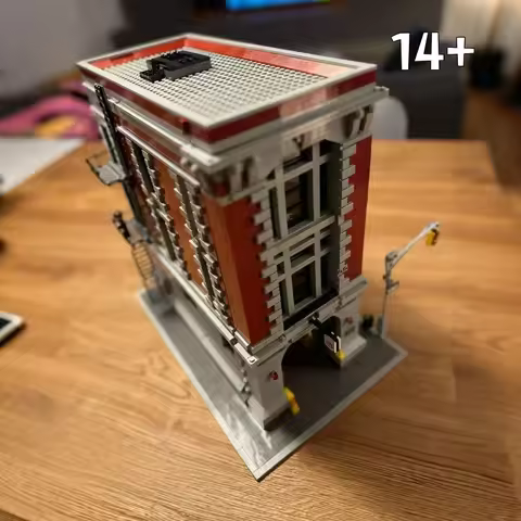 2025 in stock 4634PCS 75827 Firehouse Headquarters Building Blocks Model Bricks Christmas Birthday G