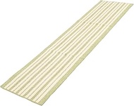 Arie Washable Kitchen Mat, Made in Japan, Border, 17.7 x 94.5 inches (45 x 240 cm), Green