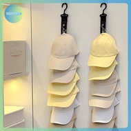 AA Baseball Cap Storage Organizer With Eight Clips Wall Mounted Cap Holder Closet Storage Organizer 