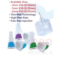 INSULIN PEN NEEDLE (JARUM INSULIN) 4MM 5MM 6MM