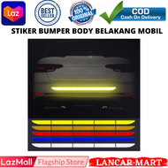 BISA BAYAR DI TEMPAT ! TERLARIS ! STIKER BUMPER BODY BELAKANG MOBIL TRUCK MATA KUCING REFLEKTOR 90CM